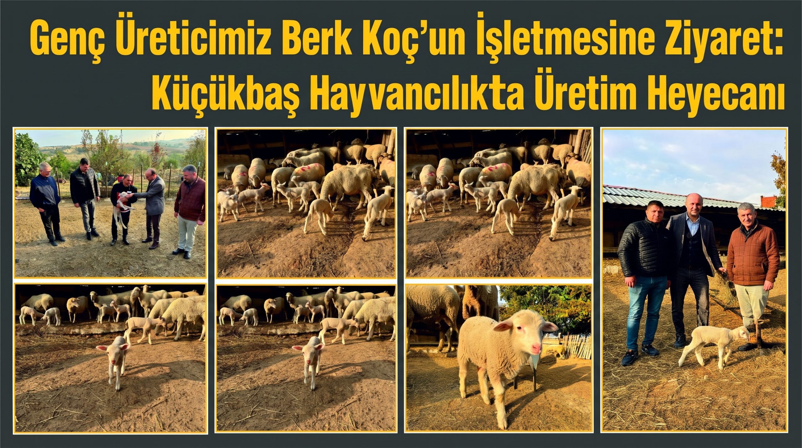 Edirne protokolünden genç üreticiye yakın markaj