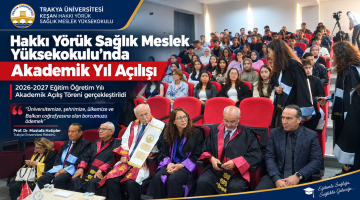 Hakkı Yörük’te Akademik Yılı açılışı gerçekleşti