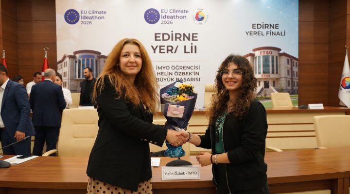 İMYO Öğrencisi Helin Özbek, Edirne Yerel Finali’nde