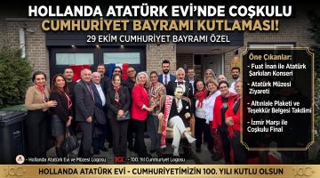 Hollanda’da Cumhuriyet Bayramı Coşkusu