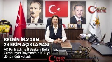 Belgin İba’dan 29 Ekim açıklaması