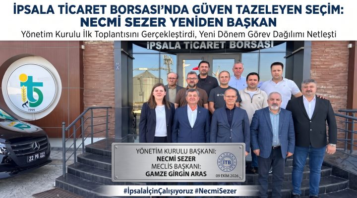 İpsala TB’de Necmi Sezer yeniden başkan
