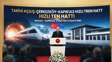 Erdoğan: Halkalı–Kapıkule hattı stratejik bir lojistik omurga olacak