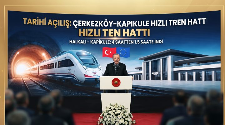 Erdoğan: Halkalı–Kapıkule hattı stratejik bir lojistik omurga olacak