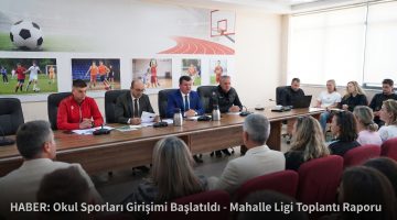 Okul sporları ve mahalle ligi için kol sıvadılar