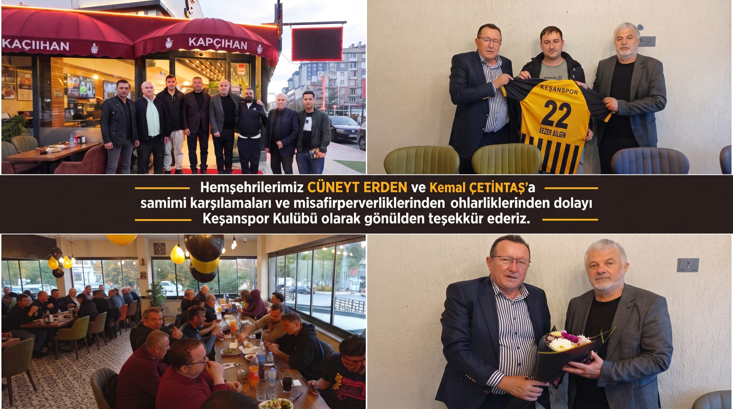 Keşanspor, İstanbul’daki hemşehrileriyle bir araya geldi