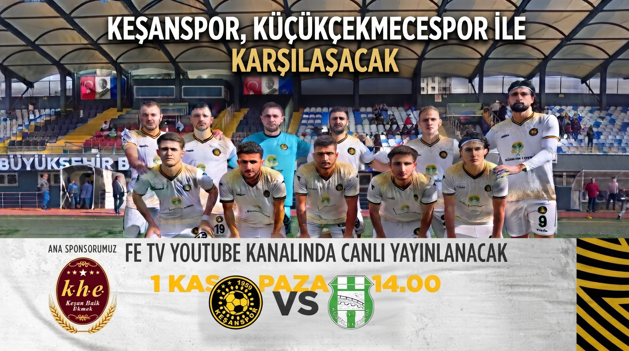 Keşanspor, Küçükçekmecespor ile karşılaşacak