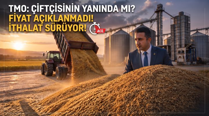 “TMO fiyatları derhal açıklansın, ithalat durdurulsun!”