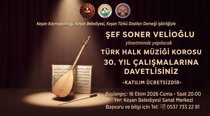 Türkü Dostları 16 Ekim’de çalışmaya başlayacak