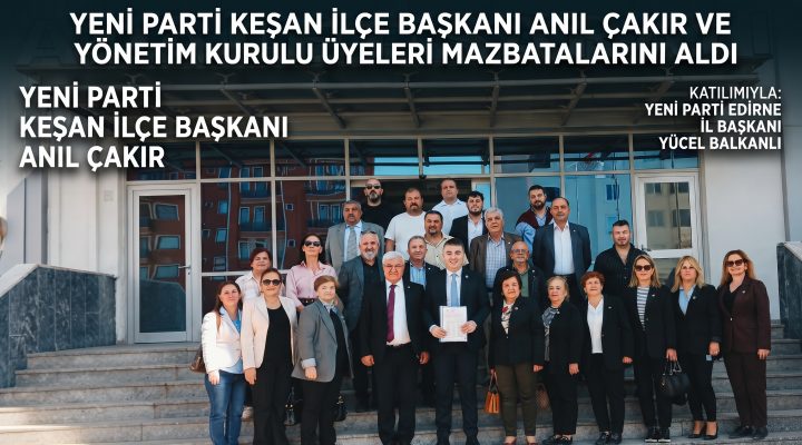 Anıl Çakır ve yönetimi mazbatalarını aldı
