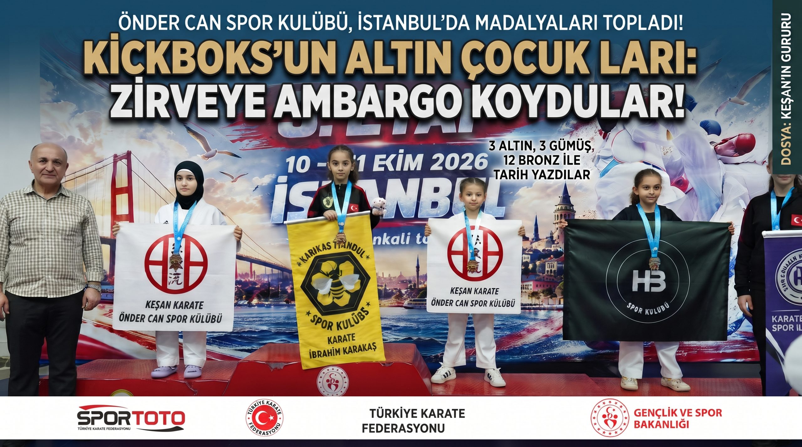 Önder Can Spor Kulübü’nden 18 madalya