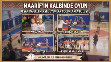 Keşan’da geleneksel oyunlar çocuklarla buluştu