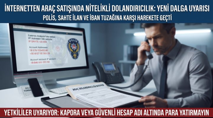 İnternetten otomobil satışında nitelikli dolandırıcılık vakası