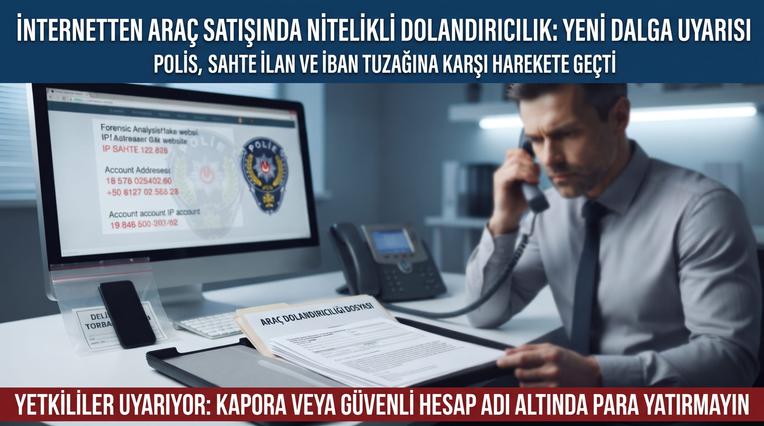 İnternetten otomobil satışında nitelikli dolandırıcılık vakası