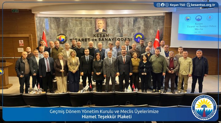 Keşan TSO’dan geçmiş yöneticilere vefa