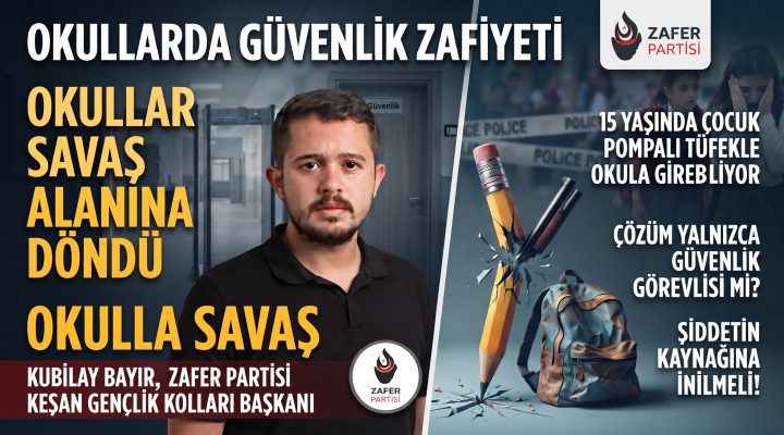 Bayır: “Okullarda güvenlik zafiyeti yaşanıyor”