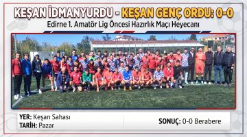 Hazırlık maçı golsüz sona erdi