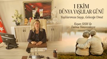 Nergis Mustafa Paşa, 1 Ekim Dünya Yaşlılar Günü’nü kutladı