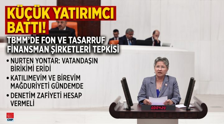 Yontar “Küçük yatırımcı battı”