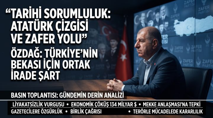 Özdağ “Türkiye yönetilemiyor, milli devlet hedef alınıyor”