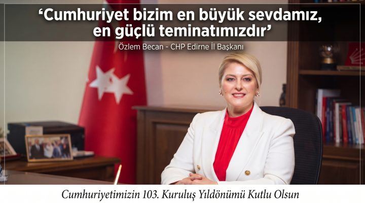 Becan “Cumhuriyet bizim en büyük sevdamız”