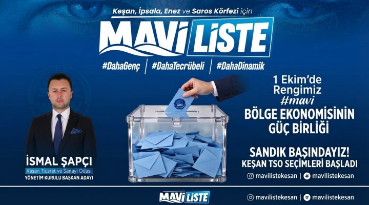Keşan TSO seçimlerinde “Mavi Liste” heyecanı