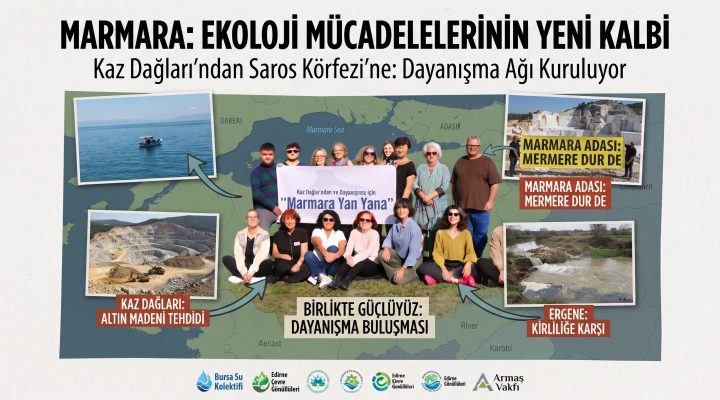 Kaz Dağları’ndan Saros’a ekoloji mücadeleleri yan yana