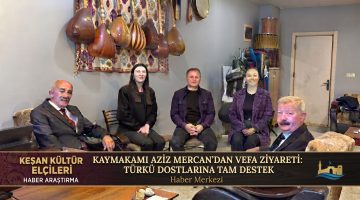 Aziz Mercan’dan Türkü Dostları Derneği’ne anlamlı ziyaret
